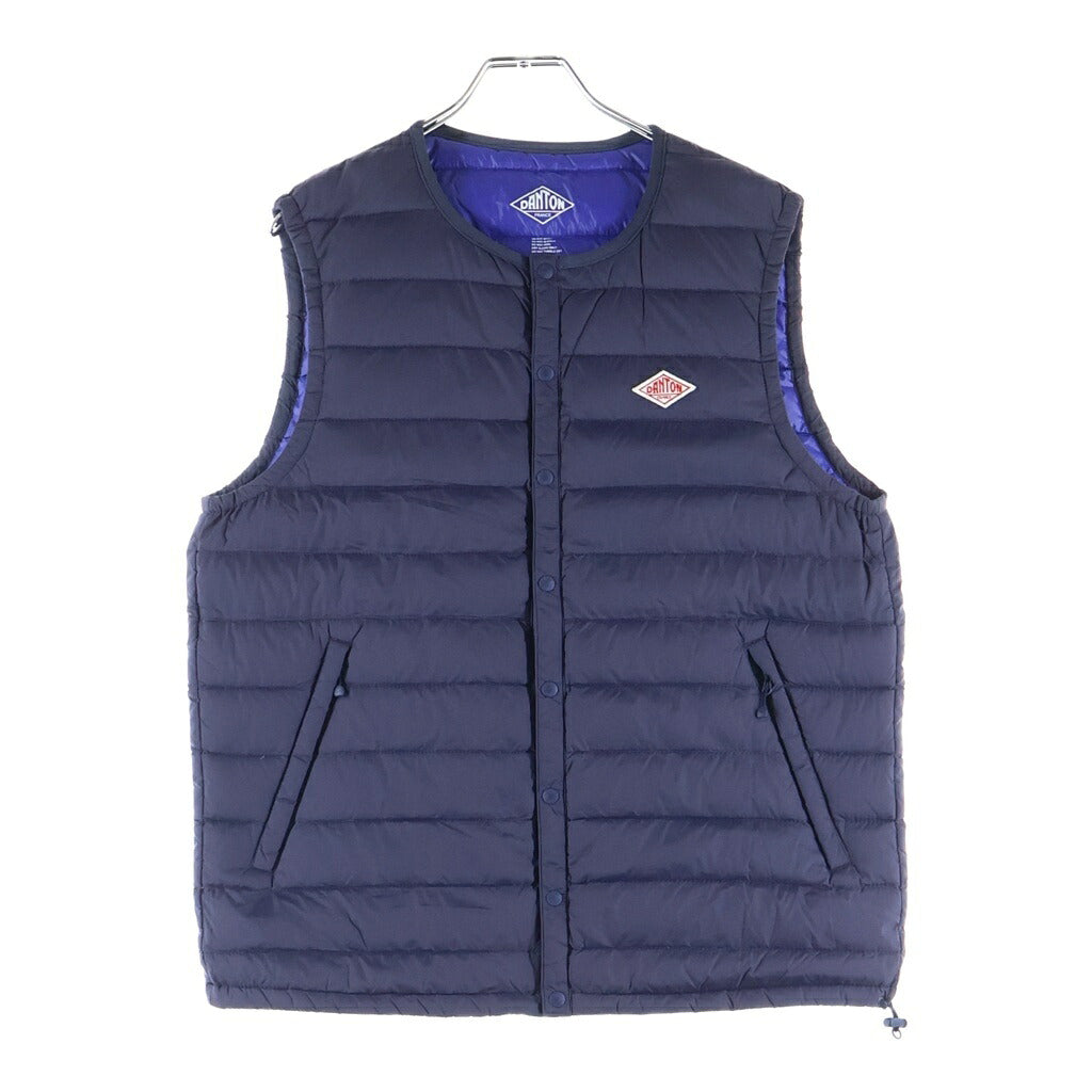 DANTON(ダントン) INNER DOWN VEST インナーダウンベスト ナイロンジレ ネイビー JD-8752