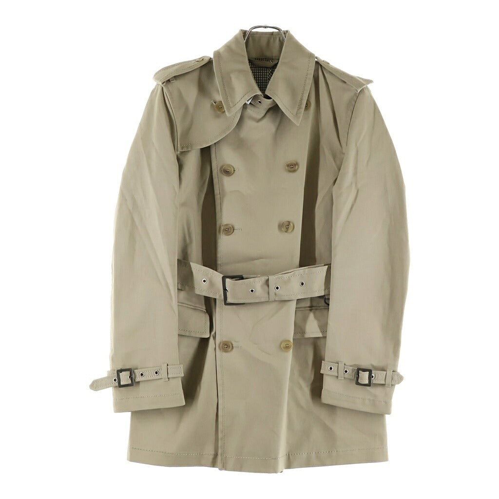 Acuascutum(アクアスキュータム) TRENCH COAT イングランド製 ベルトループ トレンチコート ベージュ 5553004-83