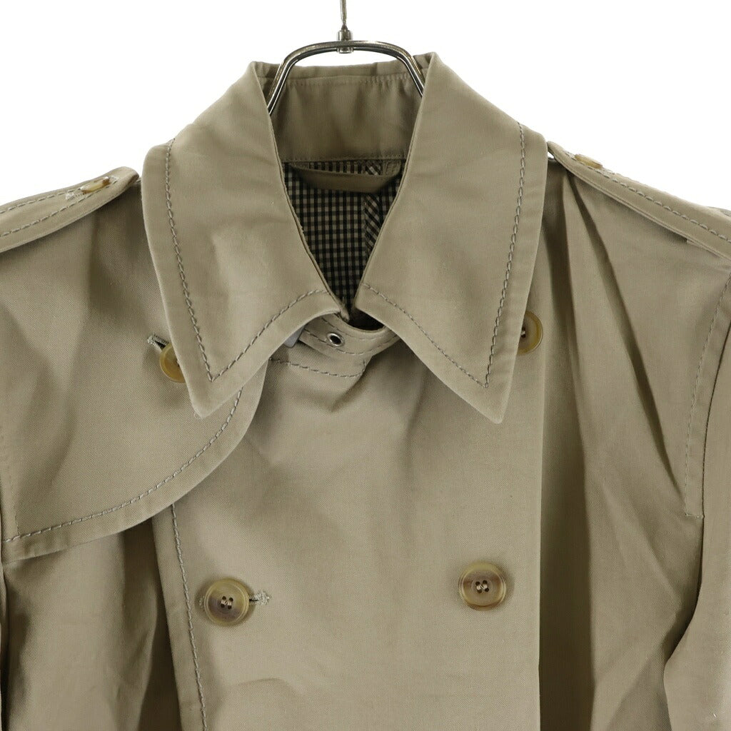 Acuascutum(アクアスキュータム) TRENCH COAT イングランド製 ベルトループ トレンチコート ベージュ 5553004-83