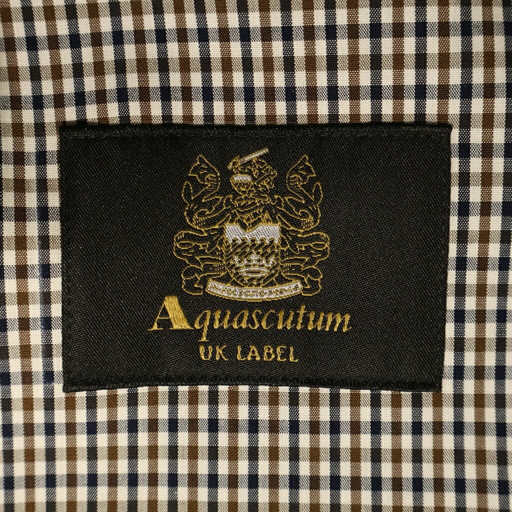 Acuascutum(アクアスキュータム) TRENCH COAT イングランド製 ベルトループ トレンチコート ベージュ 5553004-83