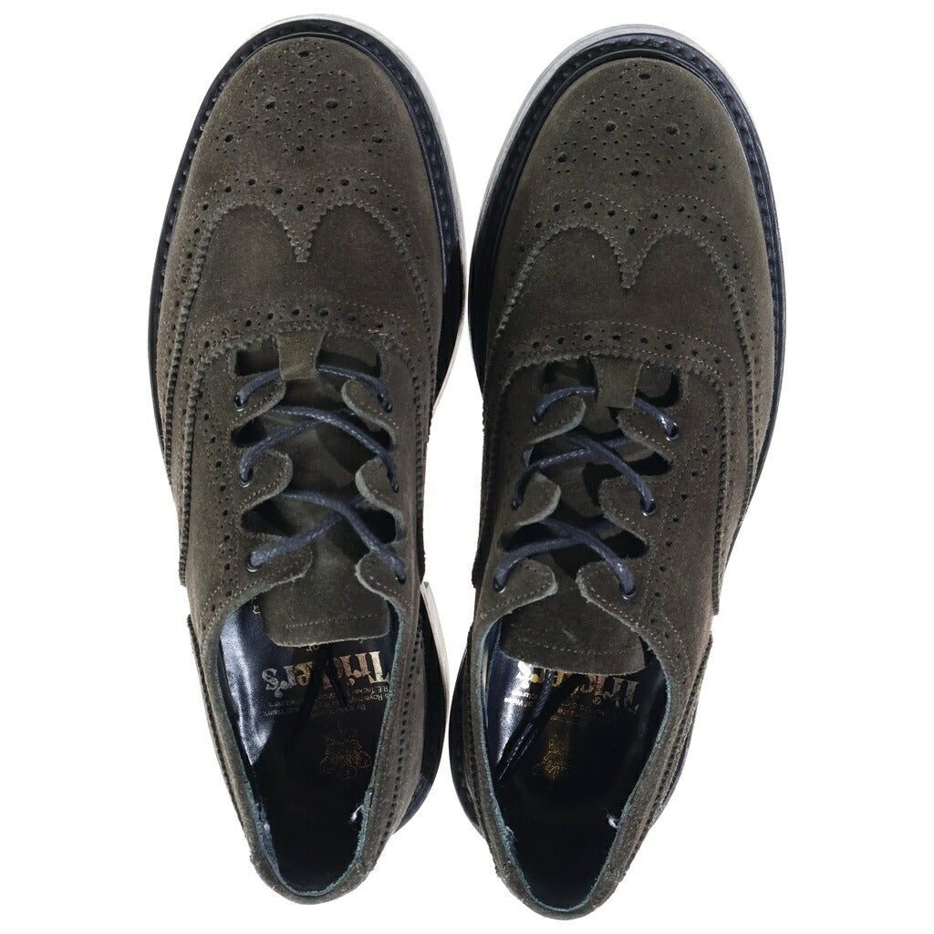 Tricker's(トリッカーズ) SHIPS JET BLUE SUEDE GHILLIE SHOE シップス ジェットブルー スエード ギリーシューズ グリーン M7518