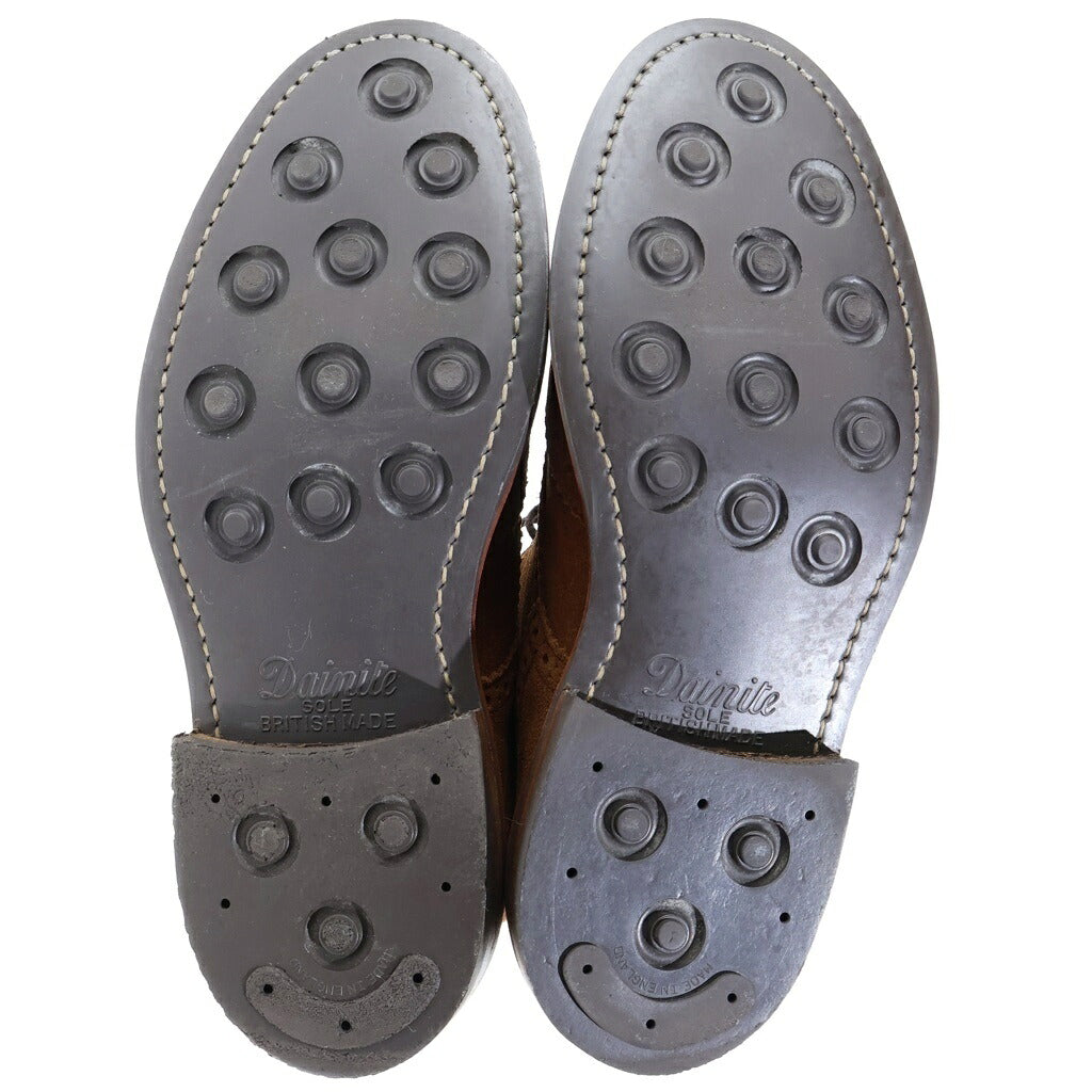 Tricker's(トリッカーズ) TOMORROWLAND別注 UK製 スエード レースアップ カントリーブーツ ブラウン M6635