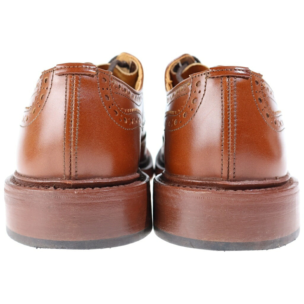 Tricker's(トリッカーズ) BOURTON BEECHNUT バートンビッチナット ウィングチップ レースアップ レザードレスシューズ ブラウン M5633