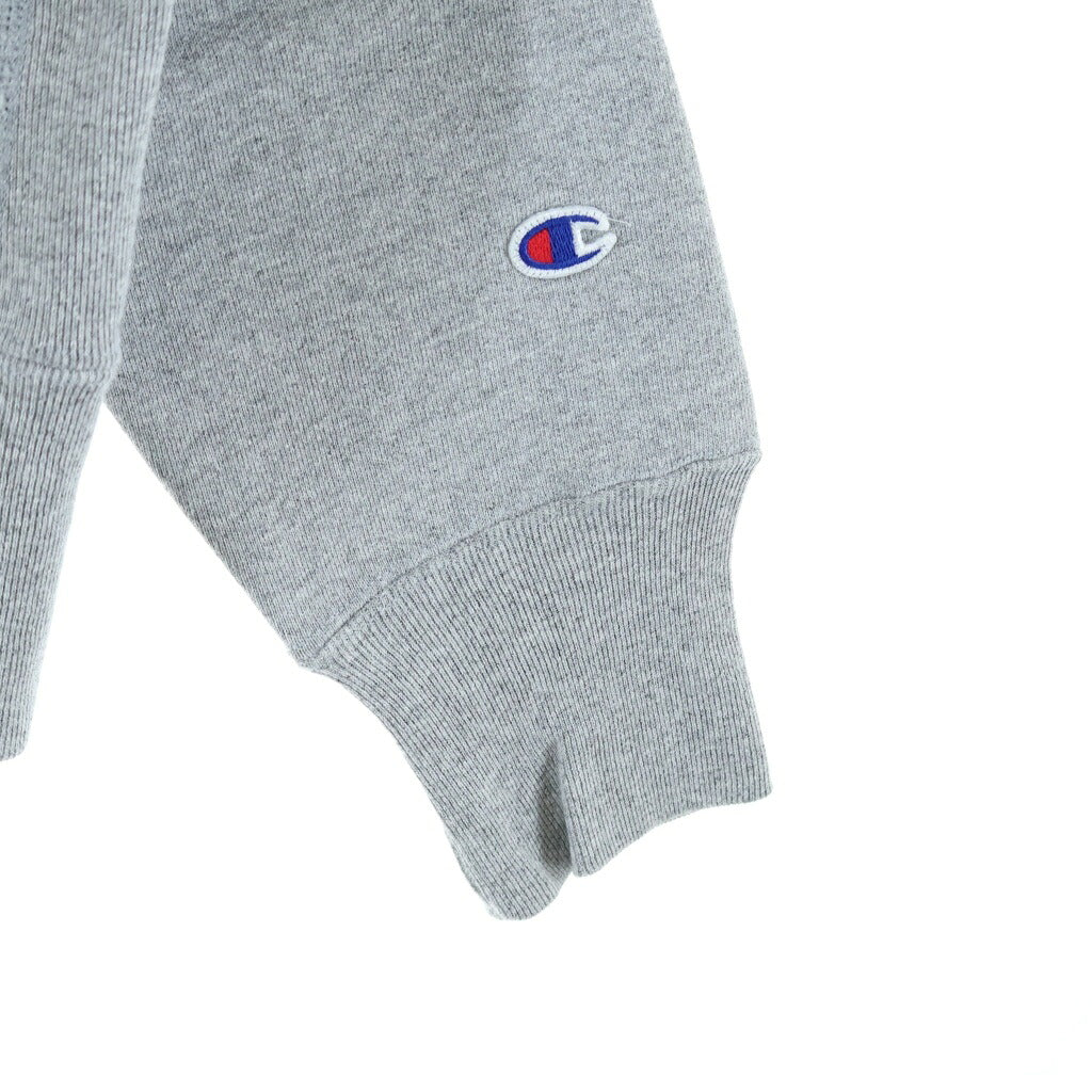 CHAMPION(チャンピオン) HARVARD REVERSE WEAVE リバースウィーブ ロゴプリント プルオーバーパーカー グレー