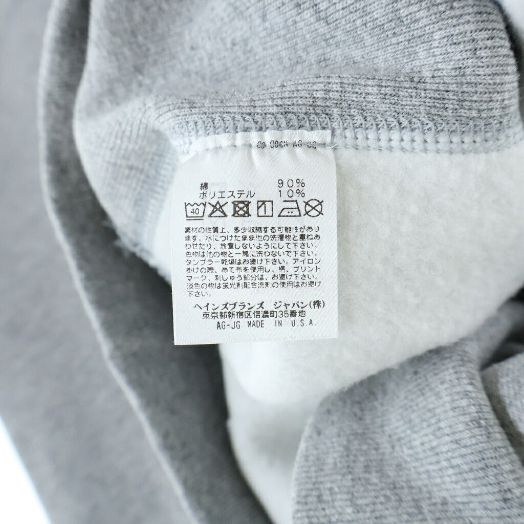 CHAMPION(チャンピオン) HARVARD REVERSE WEAVE リバースウィーブ ロゴプリント プルオーバーパーカー グレー