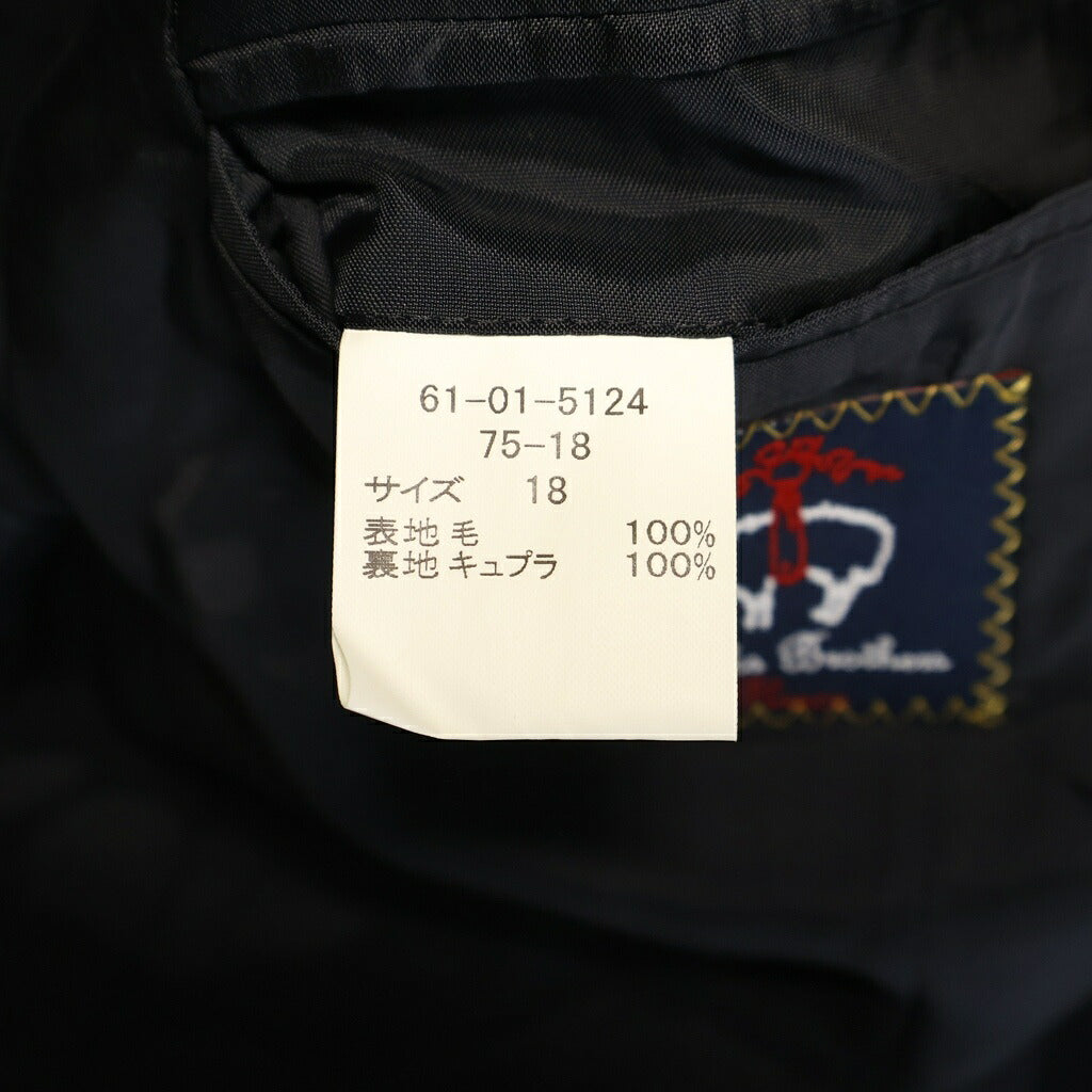 BROOKS BROTHERS(ブルックス ブラザーズ) ウール 金ボタン シングルテーラードジャケット ブラック