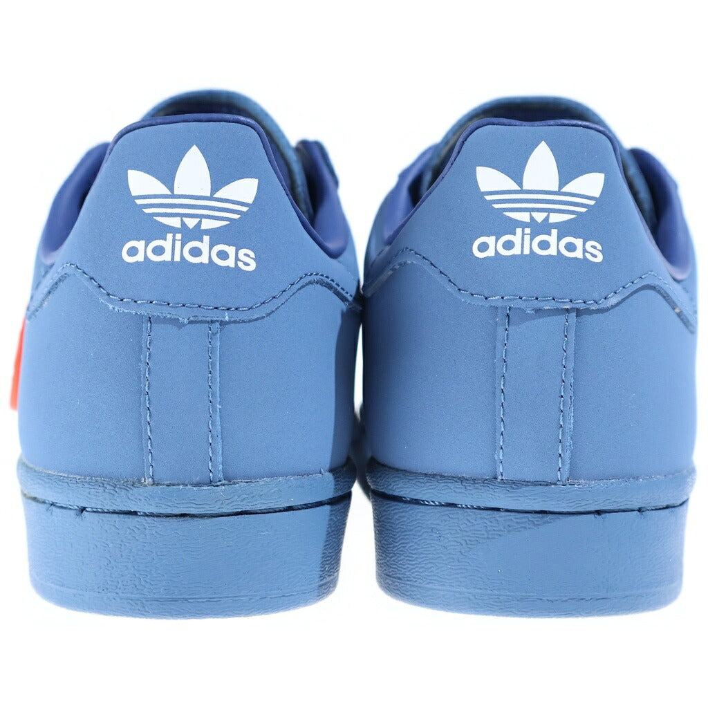 adidas(アディダス) ×KING GNU DAIKI TSUNETA ×ATMOS SUPERSTAR キングヌー 常田大希 アトモス スーパースター ローカットスニーカー レディース ブルー US6/24cm H06346