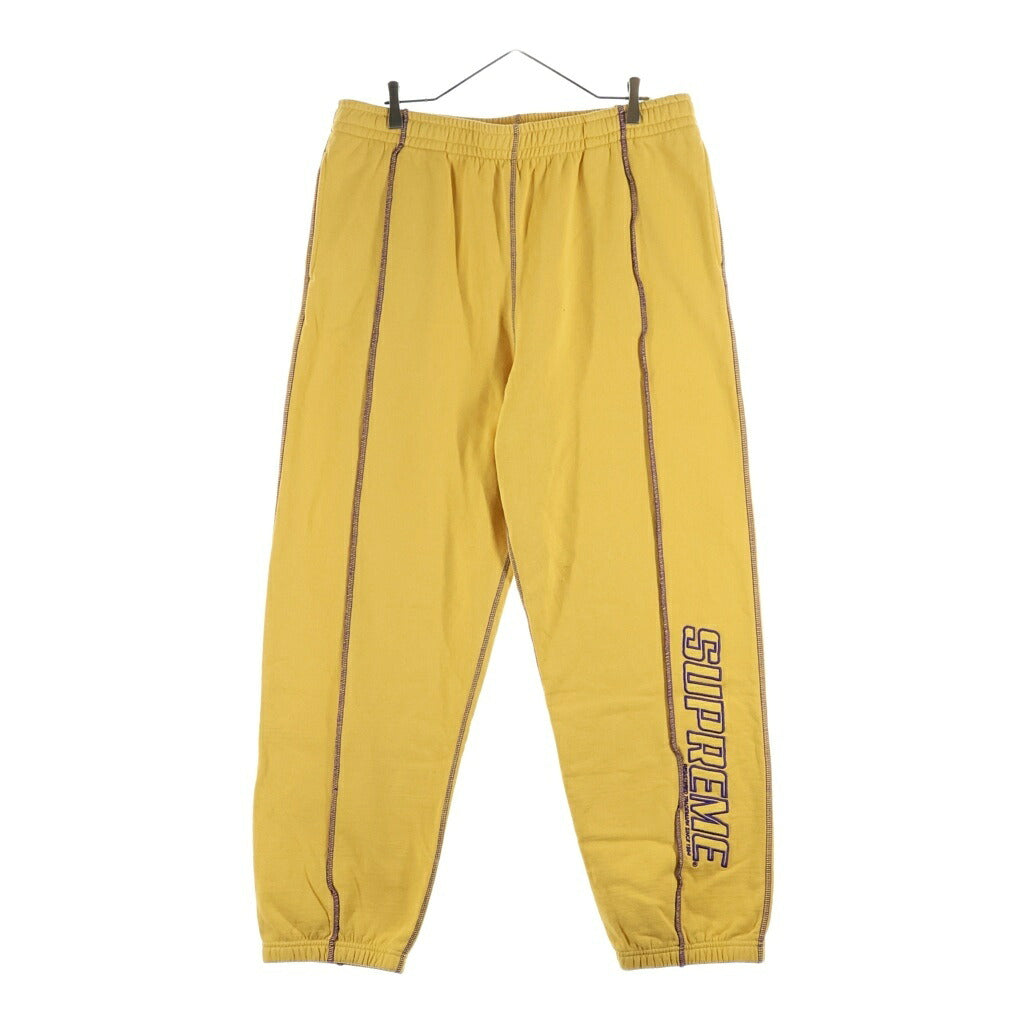 SUPREME(シュプリーム) 22SS Coverstitch Sweatpant カバーステッチ スウェットパンツ イエロー