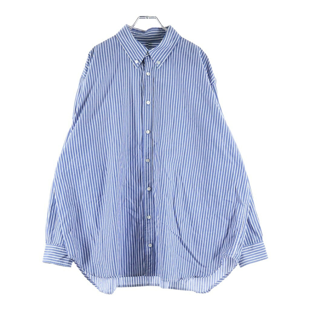 WILLY CHAVARRIA(ウィリーチャバリア) BIG WILLY DRESS SHIRT ビッグウィリー ドレスシャツ 長袖ストライプシャツ ブルー/ホワイト