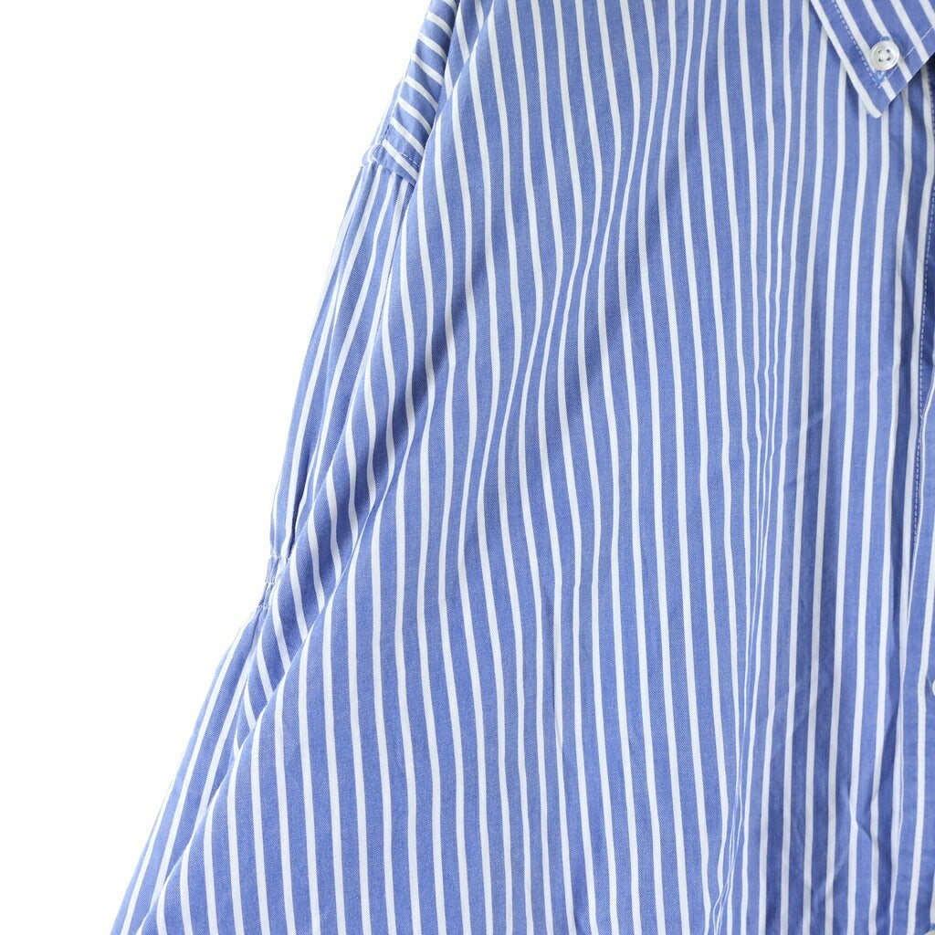 WILLY CHAVARRIA(ウィリーチャバリア) BIG WILLY DRESS SHIRT ビッグウィリー ドレスシャツ 長袖ストライプシャツ ブルー/ホワイト