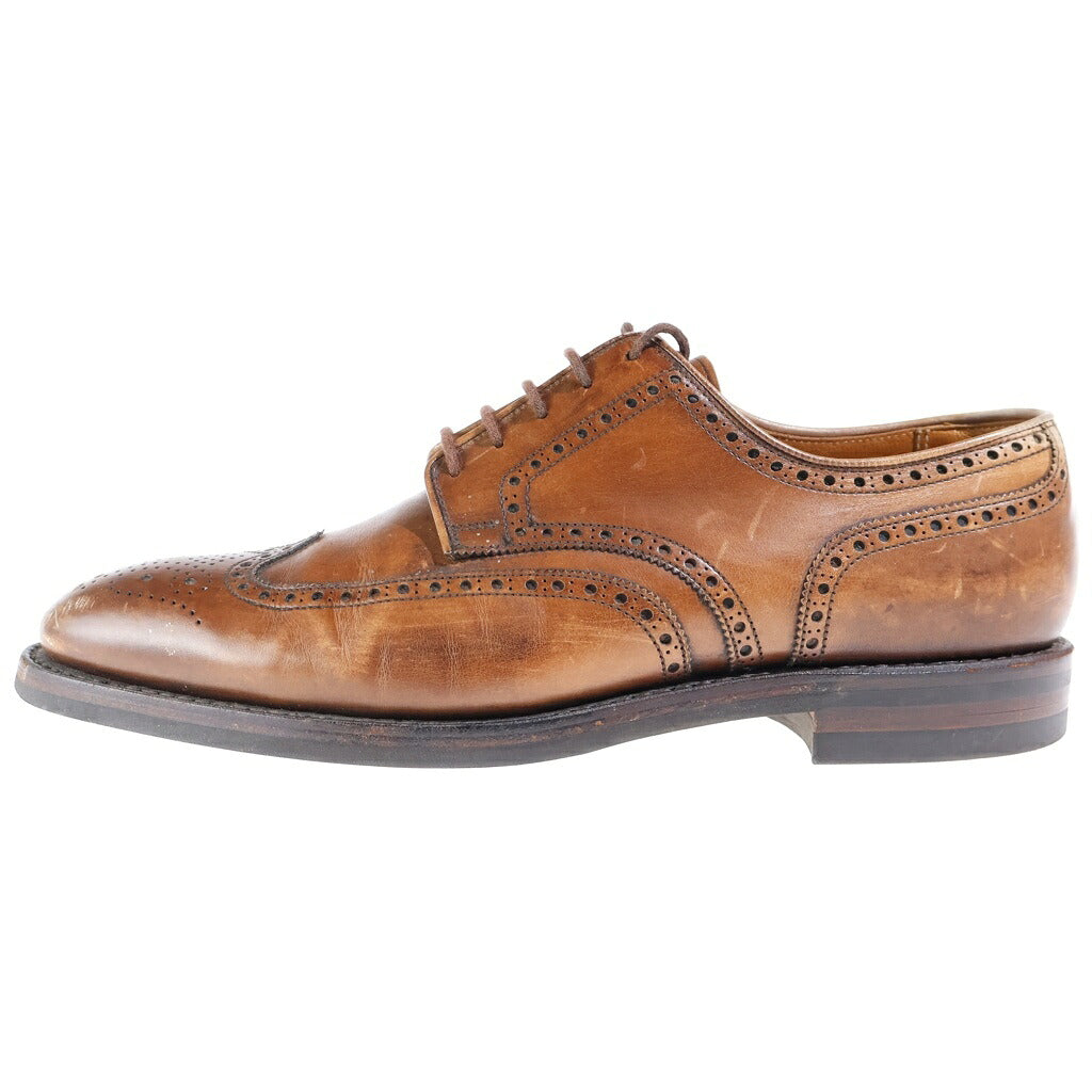 Crockett&Jones(クロケットアンドジョーンズ) SWANSEA スウォンジ ウィングチップ レザー ドレスシューズ ブラウン 9881 14B