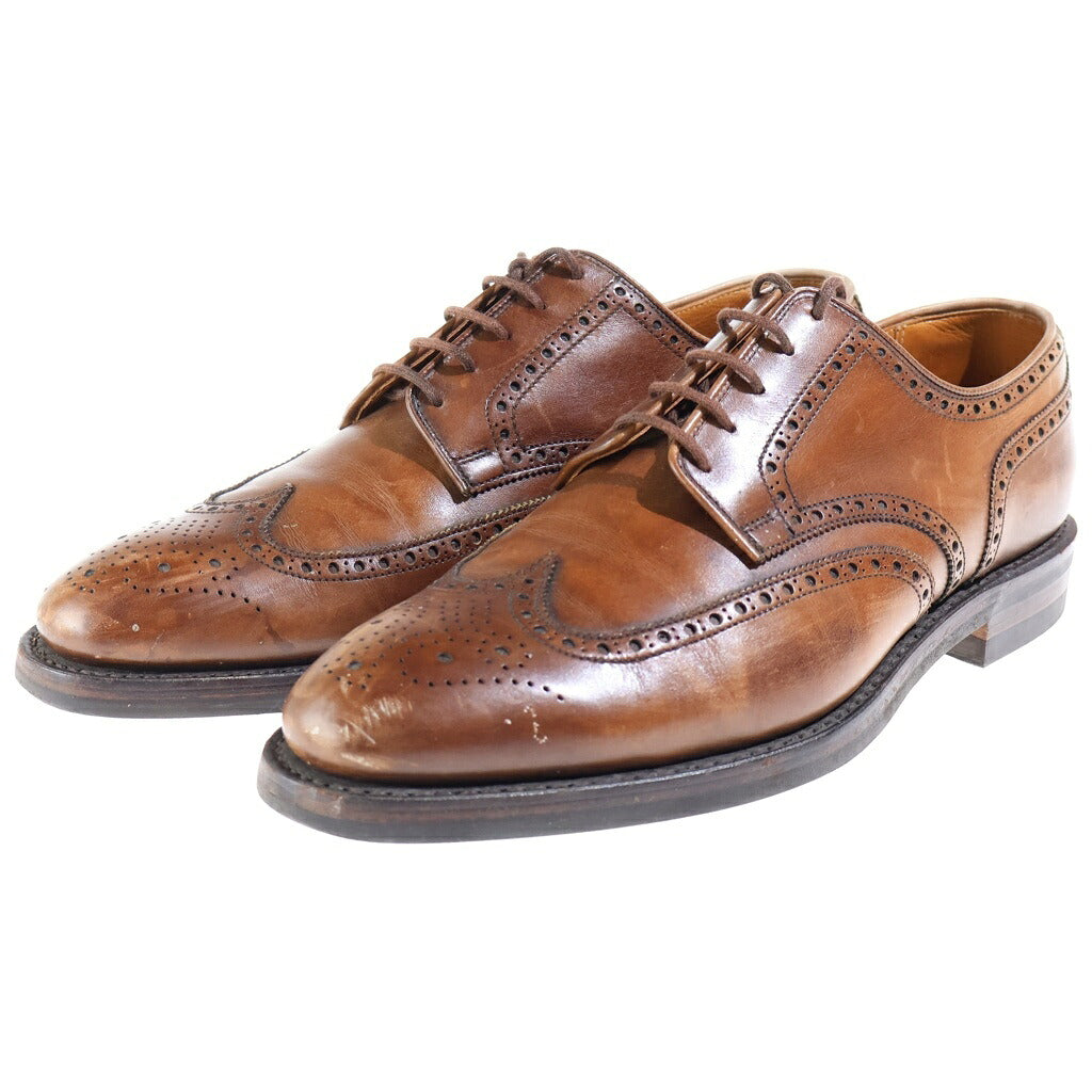 Crockett&Jones(クロケットアンドジョーンズ) SWANSEA スウォンジ ウィングチップ レザー ドレスシューズ ブラウン 9881 14B