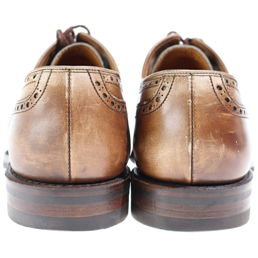 Crockett&Jones(クロケットアンドジョーンズ) SWANSEA スウォンジ ウィングチップ レザー ドレスシューズ ブラウン 9881 14B