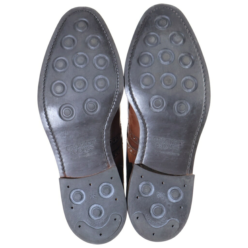 Crockett&Jones(クロケットアンドジョーンズ) SWANSEA スウォンジ ウィングチップ レザー ドレスシューズ ブラウン 9881 14B