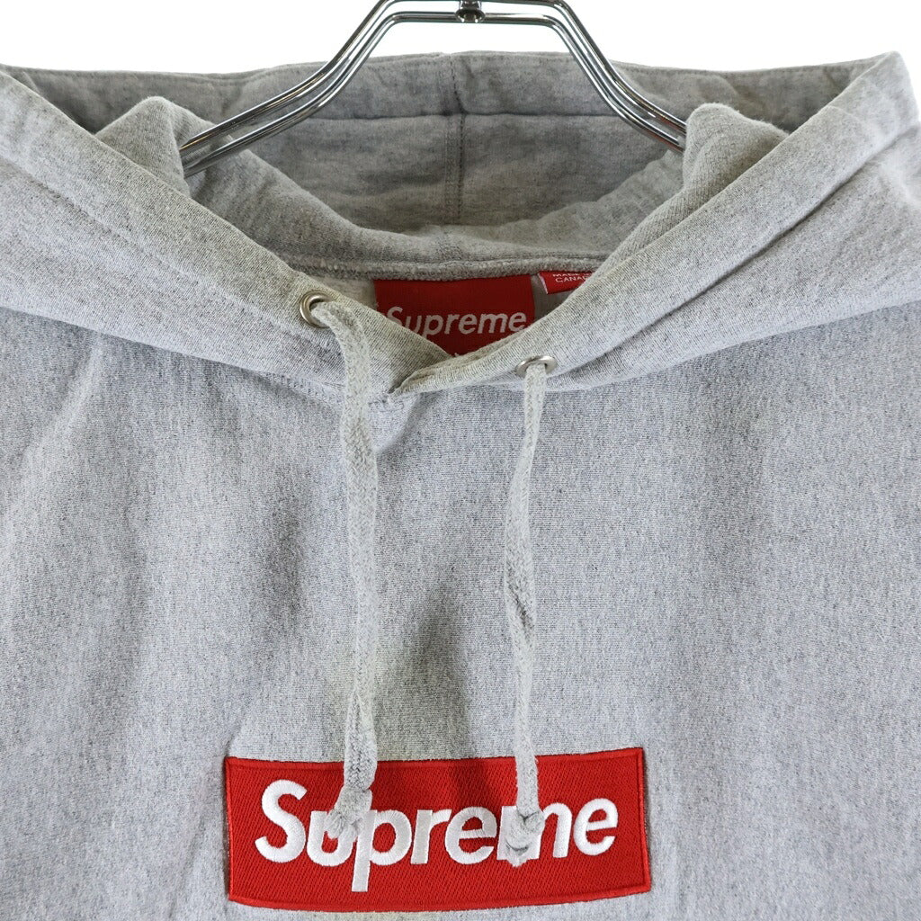 SUPREME(シュプリーム) 16AW Box Logo Hooded Sweatshirt ボックスロゴ プルオーバーフーデッドスウェットパーカー グレー