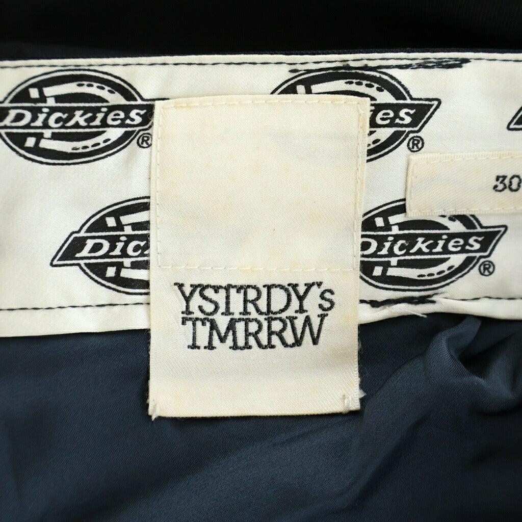 Dickies(ディッキーズ) ×YSTRDY'S TMRRW イエスタデイズトゥモロウ ロロピアーナ別注 ドローストリング テーパードパンツ ブラック YT-P0151