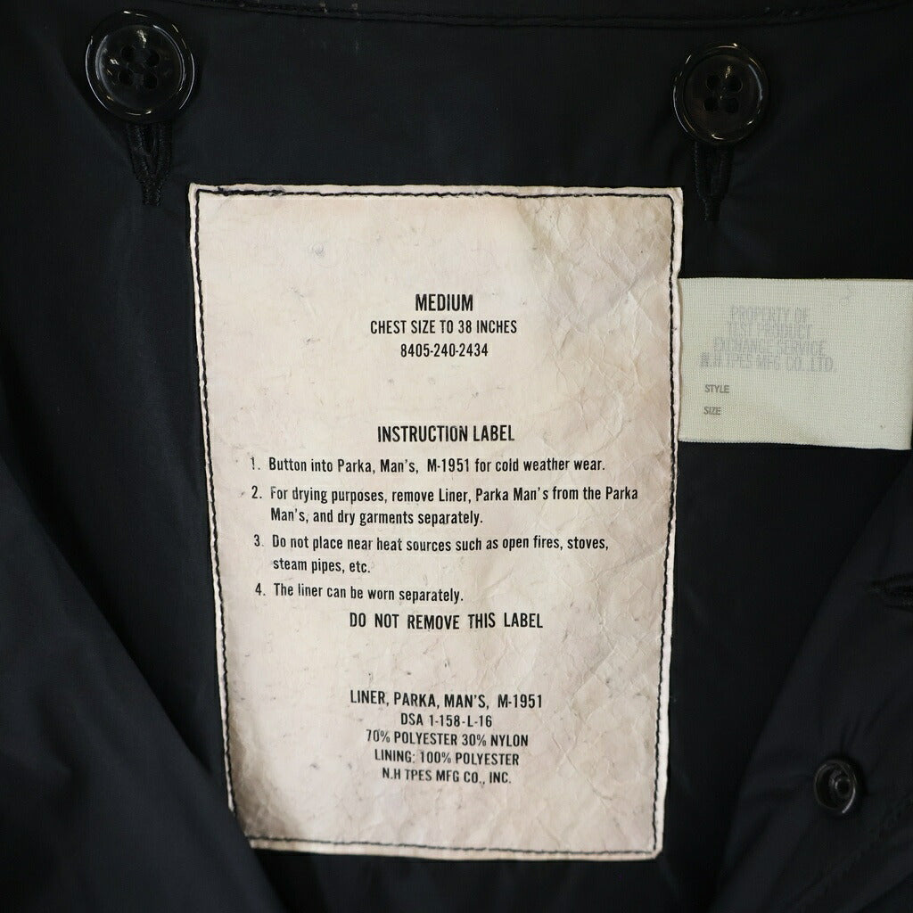 N.HOOLYWOOD(エヌハリウッド) 16AW EXCHANGE SERVICE M-51 エクスチェンジサービス モッズコート フーデットジャケット ブラック 962-C003