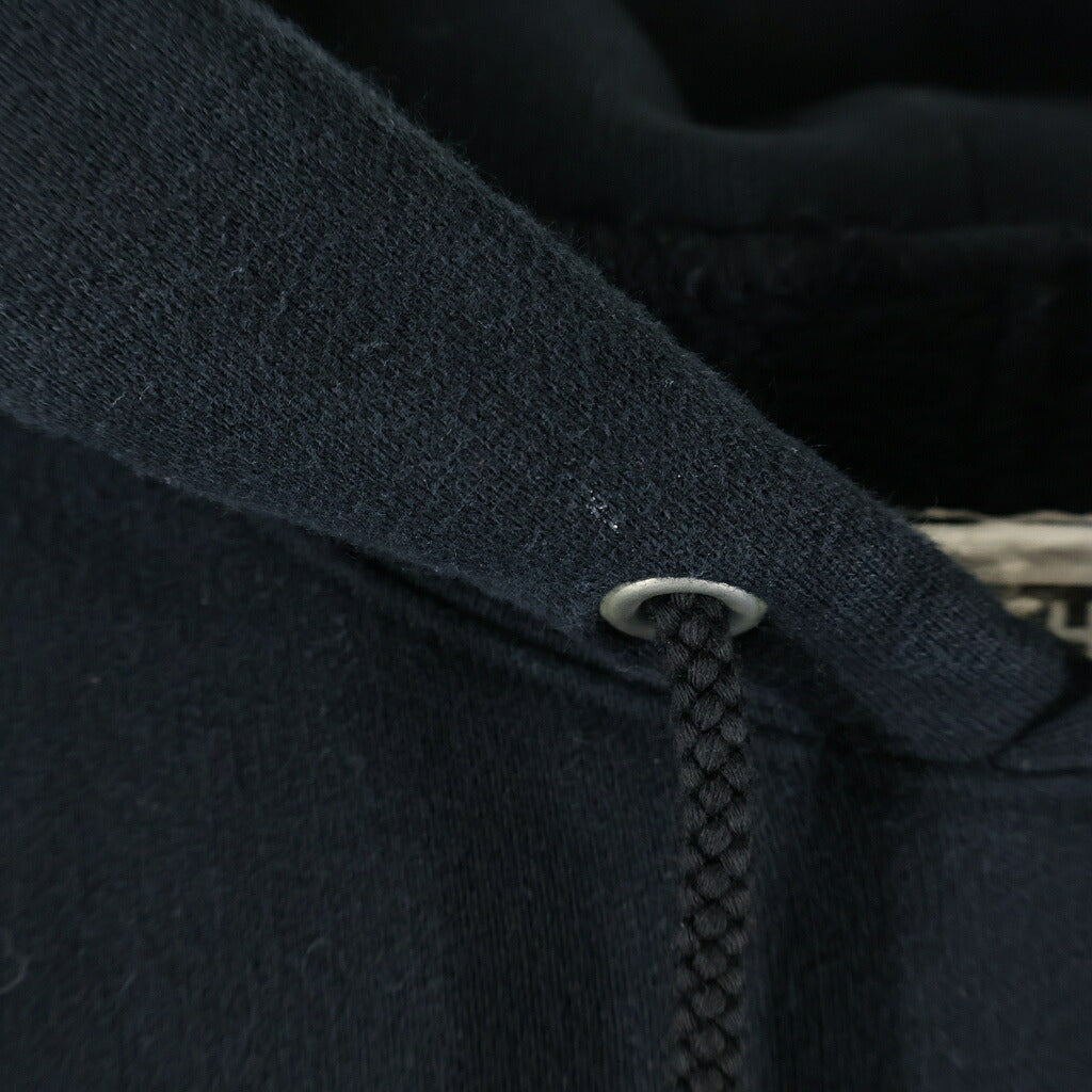nonnative(ノンネイティブ) 17AW ×KITH キス ロゴプリント フーディ プルオーバースウェットパーカー ブラック NN-KITH-C001