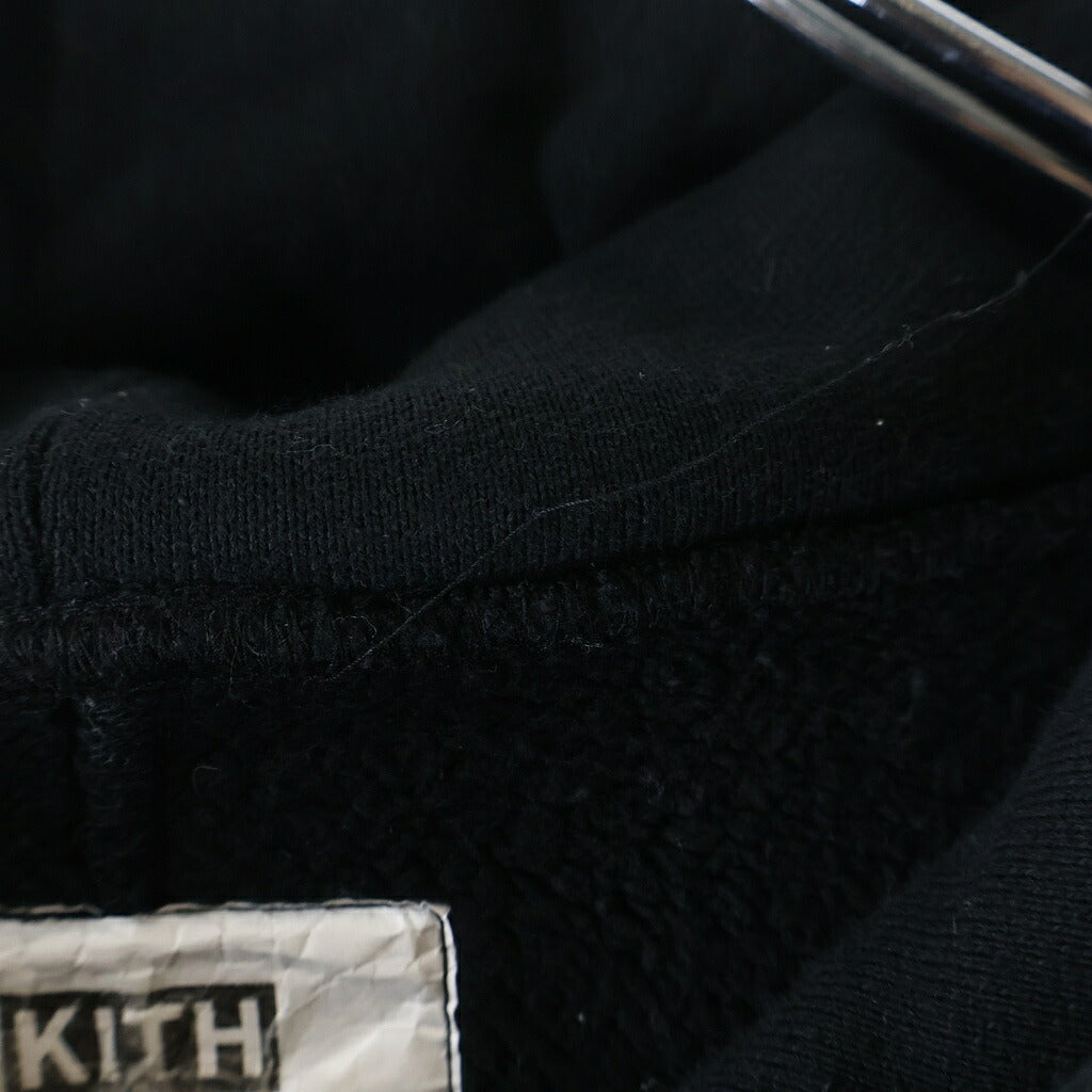 nonnative(ノンネイティブ) 17AW ×KITH キス ロゴプリント フーディ プルオーバースウェットパーカー ブラック NN-KITH-C001