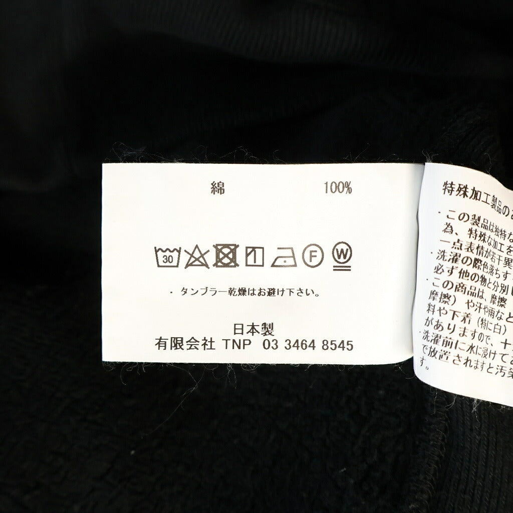 nonnative(ノンネイティブ) 17AW ×KITH キス ロゴプリント フーディ プルオーバースウェットパーカー ブラック NN-KITH-C001