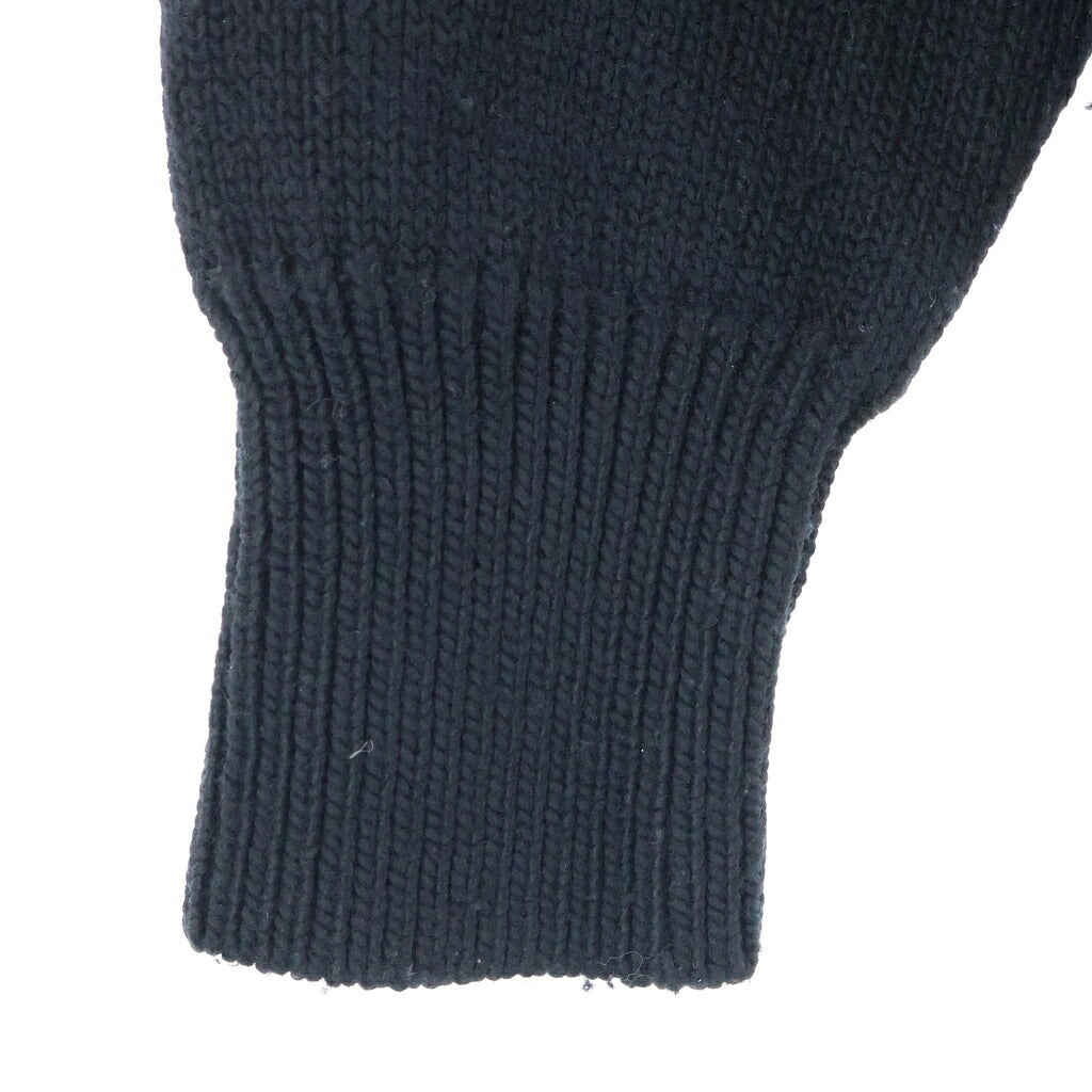 AURALEE(オーラリー) FELT WOOL YARN KNIT CARDIGAN フェルト ウール ヤーン ニットカーディガン ブラック A7AC02FU