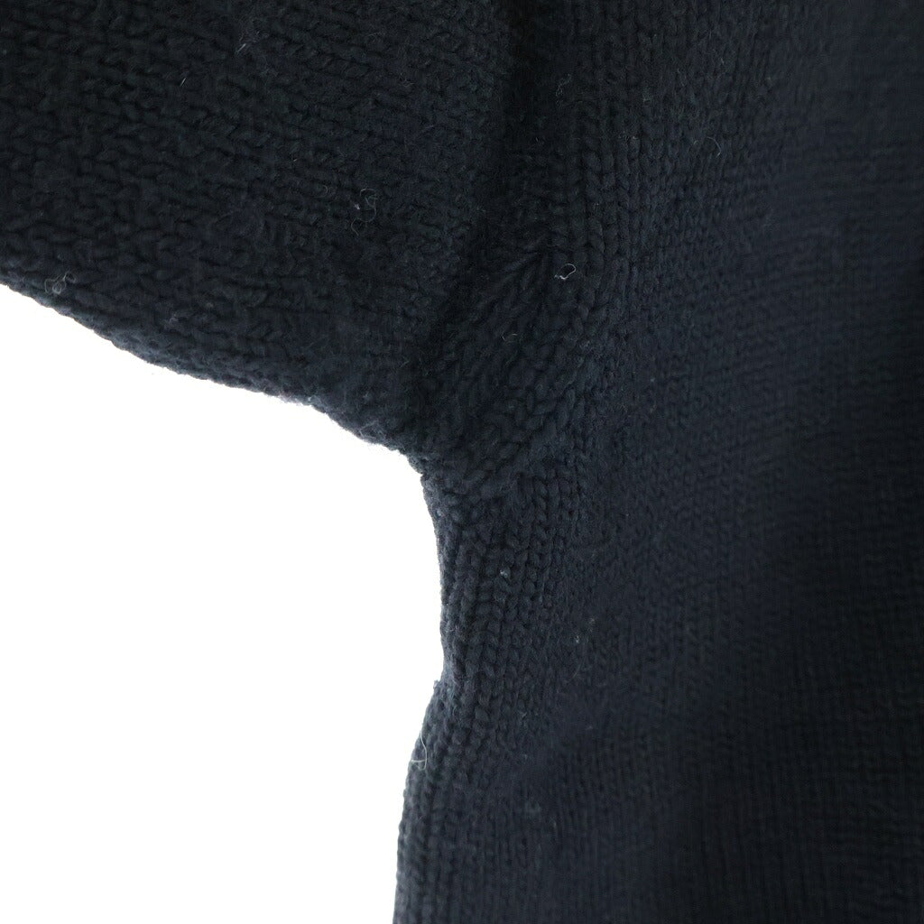 AURALEE(オーラリー) FELT WOOL YARN KNIT CARDIGAN フェルト ウール ヤーン ニットカーディガン ブラック A7AC02FU