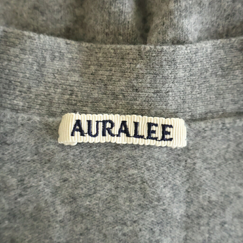 AURALEE(オーラリー) SUPERMILLED KNIT BIG CARDIGAN スーパーマイルド ニット ビッグ カーディガン グレー A6AC03WK