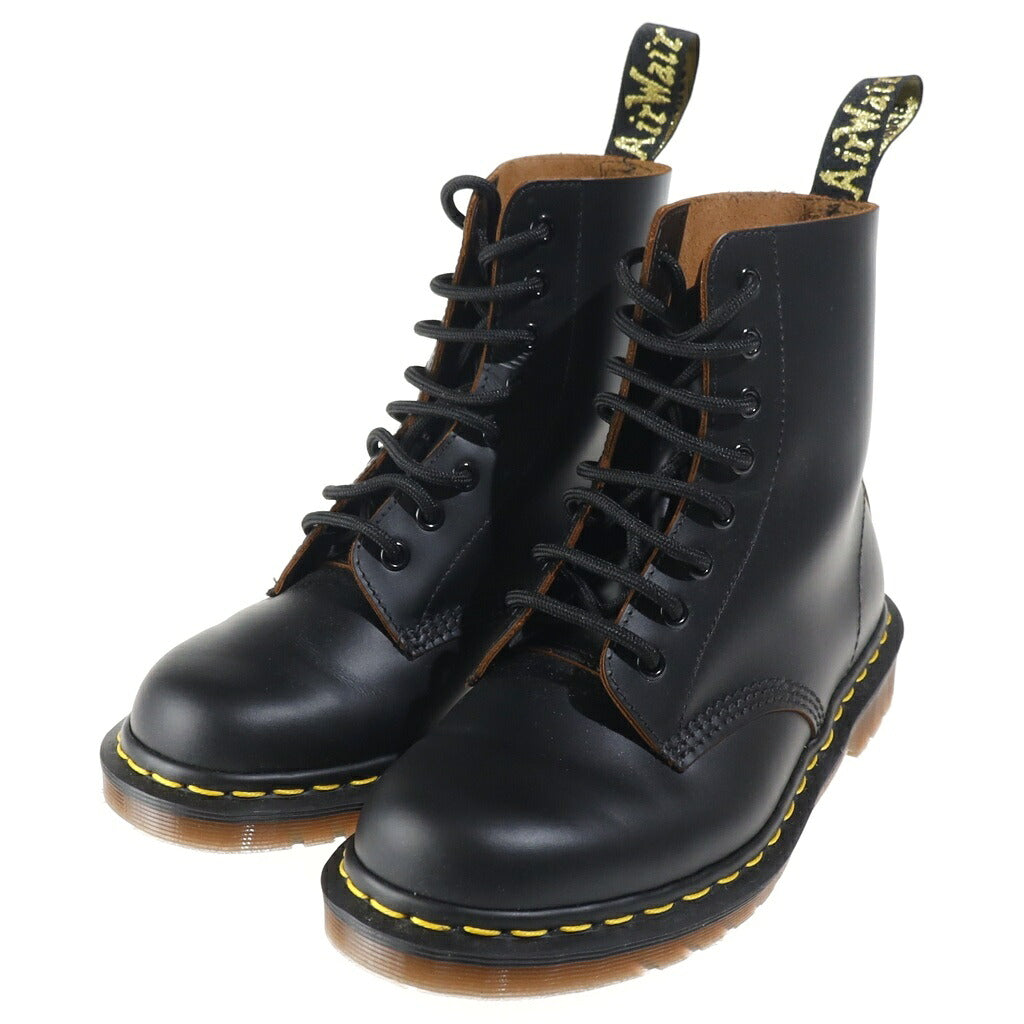 Dr.Martens(ドクターマーチン) MIE 1460 8HOLE BOOT メイドインイングランド 8ホール ロング レザーブーツ レディース ブラック 12308001
