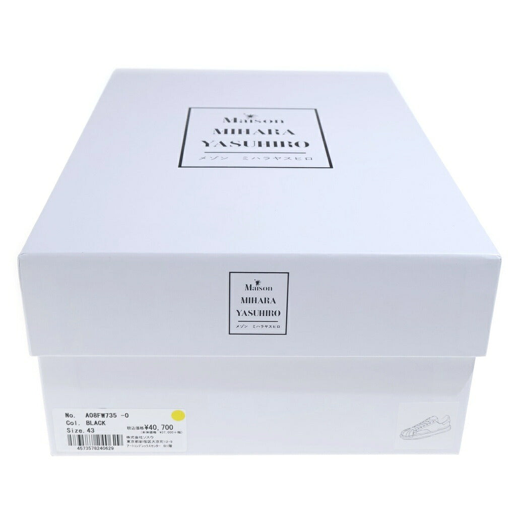 MAISON MIHARAYASUHIRO(メゾンミハラヤスヒロ) BLAKEY OG Sole Canvas Low-top Sneakers ブレーキー キャンバス ローカットスニーカー ブラック/ホワイト A08FW735