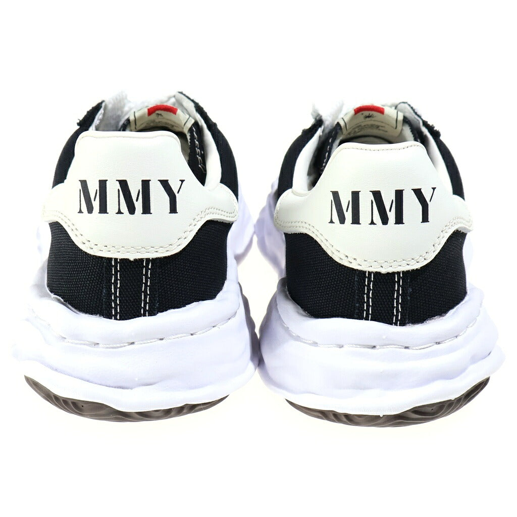 MAISON MIHARAYASUHIRO(メゾンミハラヤスヒロ) BLAKEY OG Sole Canvas Low-top Sneakers ブレーキー キャンバス ローカットスニーカー ブラック/ホワイト A08FW735