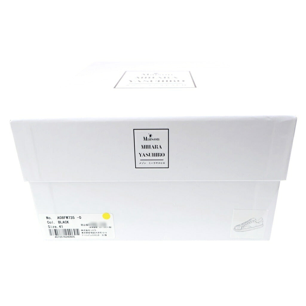 MAISON MIHARAYASUHIRO(メゾンミハラヤスヒロ) BLAKEY OG Sole Canvas Low-top Sneakers ブレーキー キャンバス ローカットスニーカー ブラック/ホワイト A08FW735