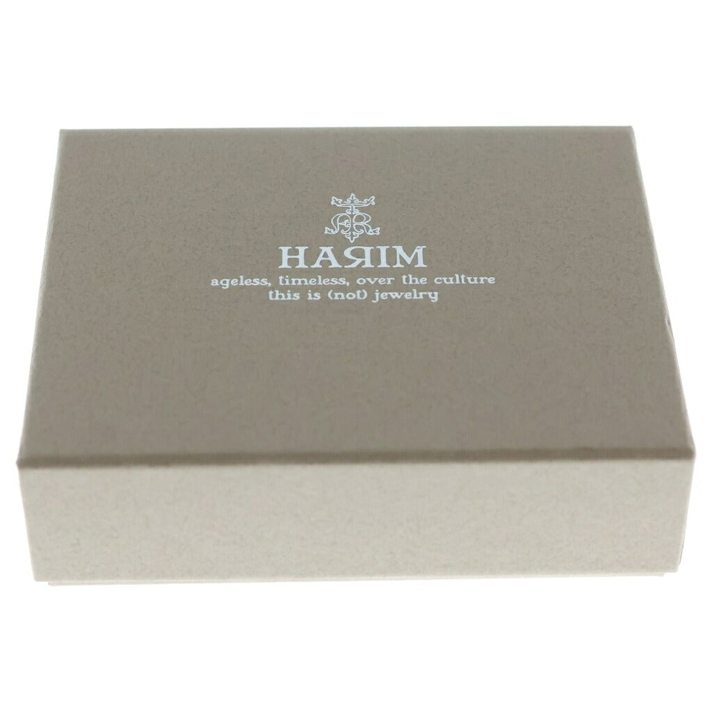 HARIM(ハリム) ストーン切り替え フェザートップ ネックレス シルバー/ブルー