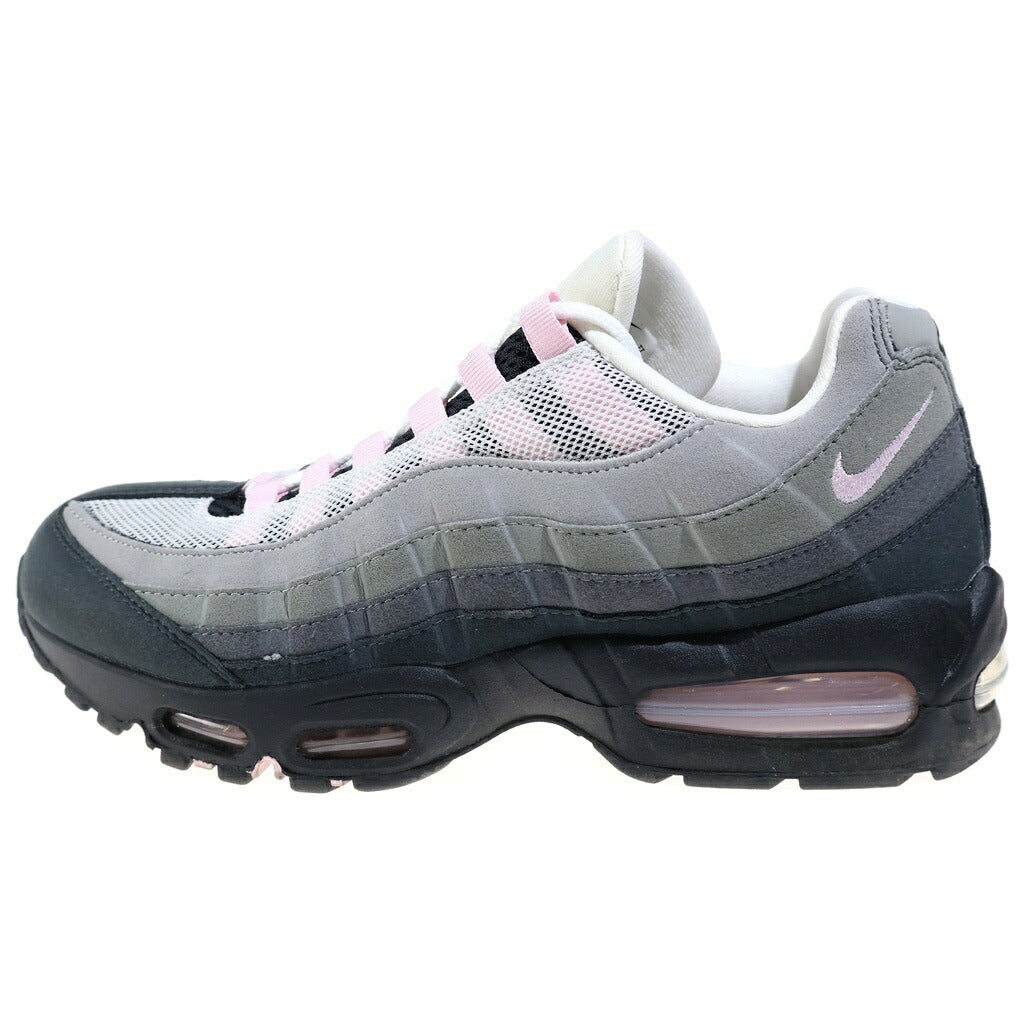 NIKE(ナイキ) WMNS AIRMAX 95 OG BIG BUBBLE PINK FOAM ウィメンズ エアマックス95 ビッグバブル ピンクフォーム ローカットスニーカー グレー/ピンク US10/27cm HJ5996-001