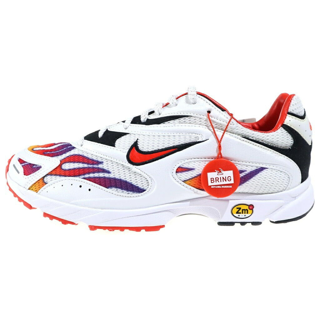 NIKE(ナイキ) 18SS ×SUPREME AIR ZOOM STREAK SPECTRUM PLUS シュプリーム エアズーム ストリーク スペクトラムプラス ローカットスニーカー ホワイト US7.5/25.5cm AQ1279-100