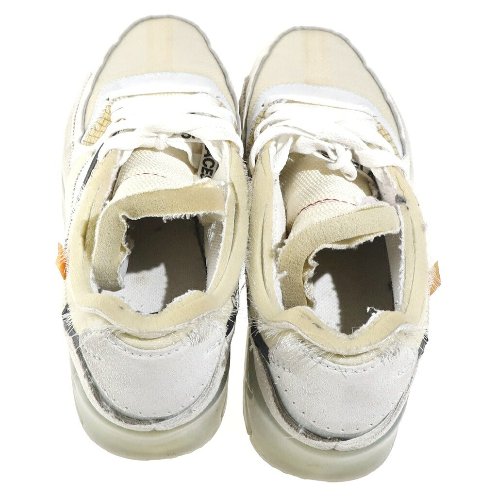 NIKE(ナイキ) ×OFF-WHITE THE 10 AIR MAX 90 オフホワイト エアマックス90 ローカットスニーカー ホワイト US7/25cm AA7293-100