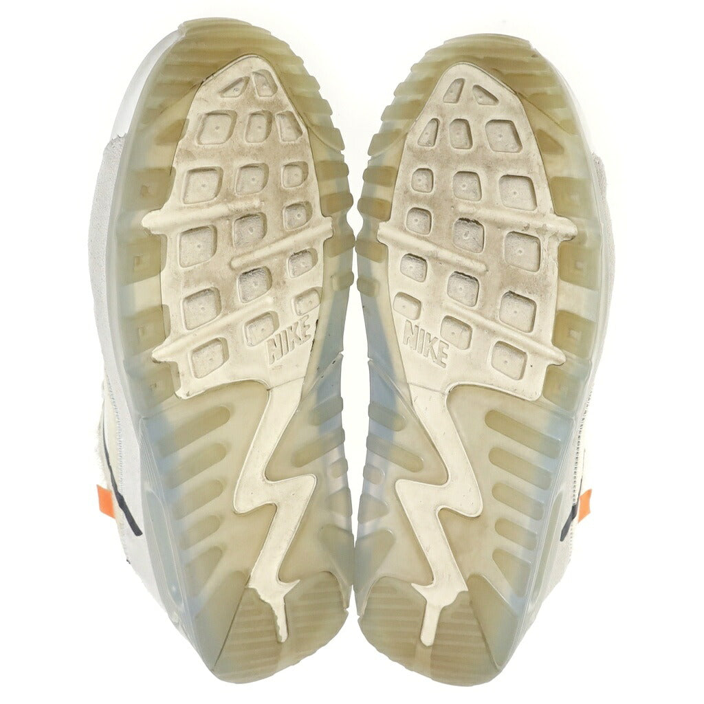 NIKE(ナイキ) ×OFF-WHITE THE 10 AIR MAX 90 オフホワイト エアマックス90 ローカットスニーカー ホワイト US7/25cm AA7293-100