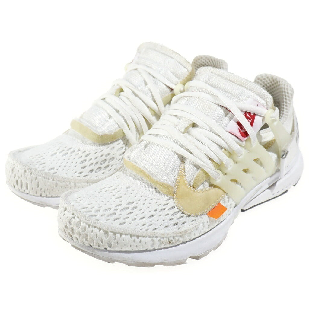 NIKE(ナイキ) ×OFF-WHITE THE 10 AIR PRESTO オフホワイト ザテン エアプレスト ローカットスニーカー ホワイト US7/25cm AA3830-100