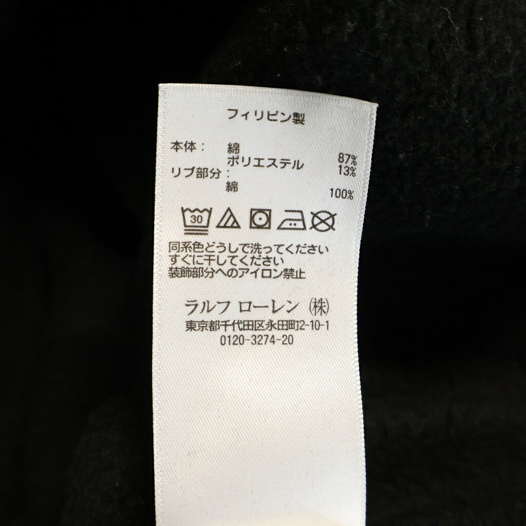 POLO RALPH LAUREN(ポロラルフローレン) POLO BEAR ポロベアープリント クルーネックスウェット トレーナー ブラック