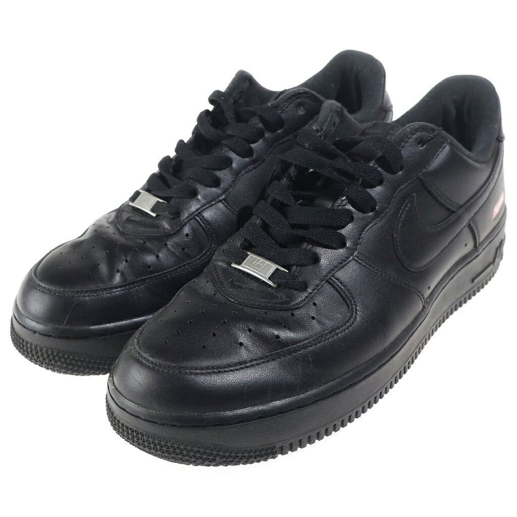 NIKE(ナイキ) ×SUPREME AIR FORCE 1 LOW シュプリーム エアフォース ローカットスニーカー ブラック US9/27cm CU9225-001