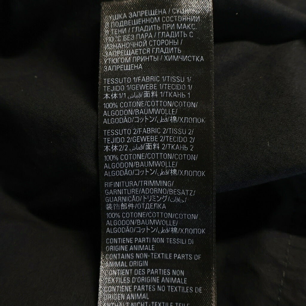 BALENCIAGA(バレンシアガ) Stencil Type Hybrid Oversized Shirt ステンシルテープ ハイブリッド オーバーサイズド 長袖シャツ ブラック 783840 TNM60