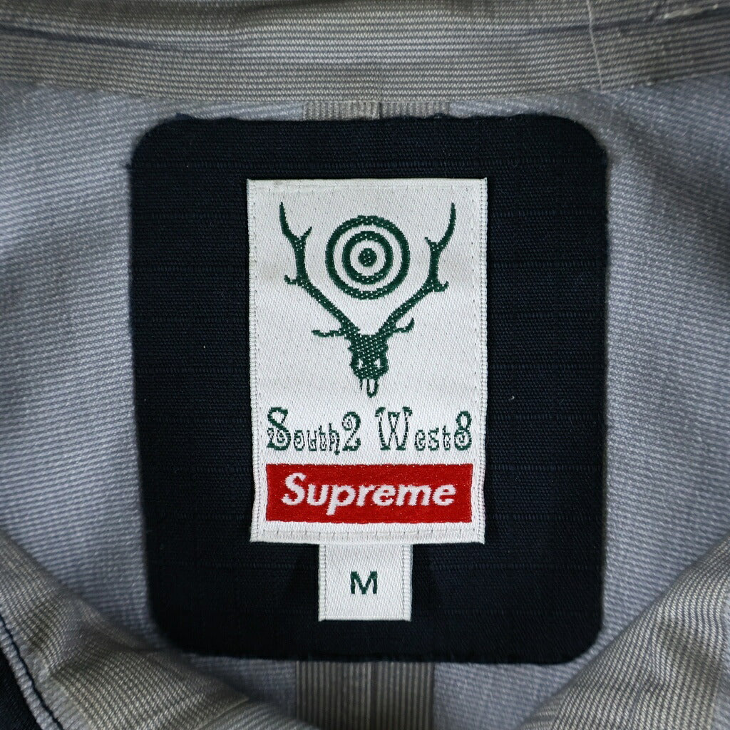 SUPREME(シュプリーム) 21SS ×SOUTH2 WEST8 River Trek Jacket サウスツーウエストエイト リップストップ リバートレック フーデッドジャケット ネイビー