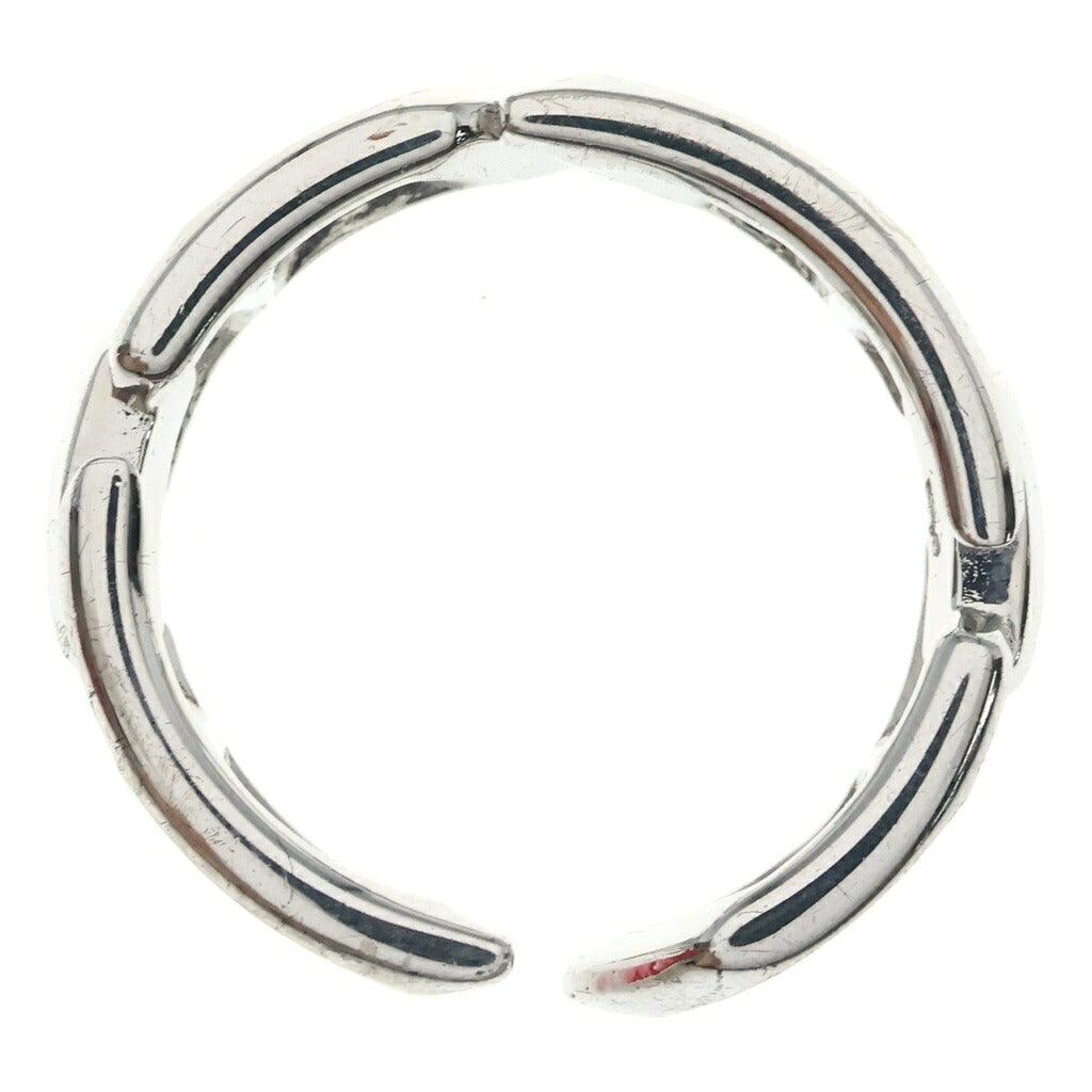 DIESEL(ディーゼル) D LOGO STERLING SILVER BAND RING Dロゴ スターリング バンドリング シルバー DL134900DJW
