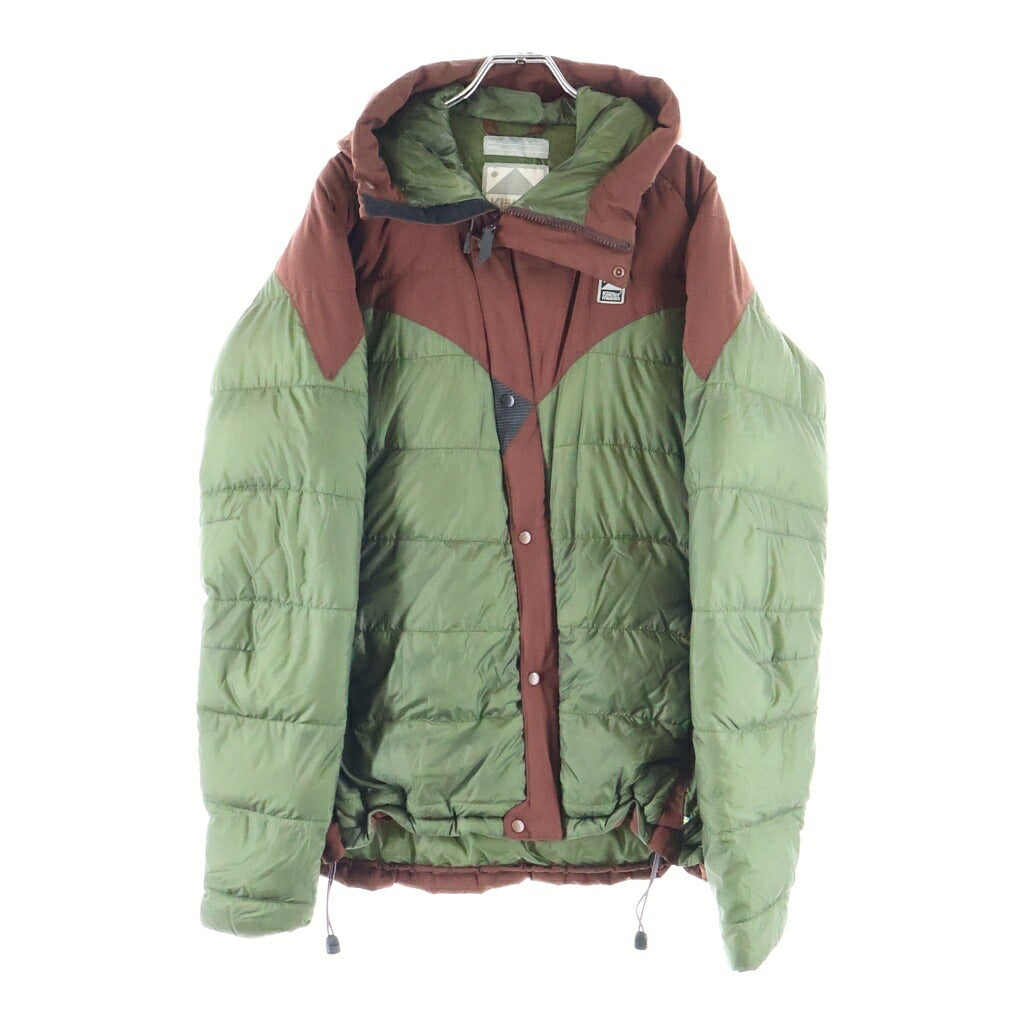 KLATTERMUSEN(クレッタルムーセン) ATLE 2.0 JACKET ナイロン バイカラー フーデッド ダウンジャケット ブラウン/グリーン