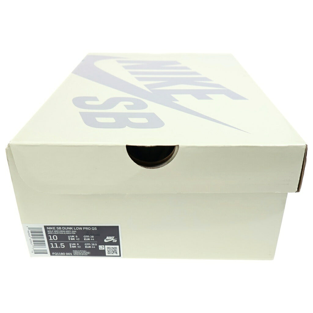 NIKE SB(ナイキエスビー) ×Yuto Horigome DUNK LOW 堀米 雄斗 ダンク ローカットスニーカー グレー US10/28cm FQ1180-001