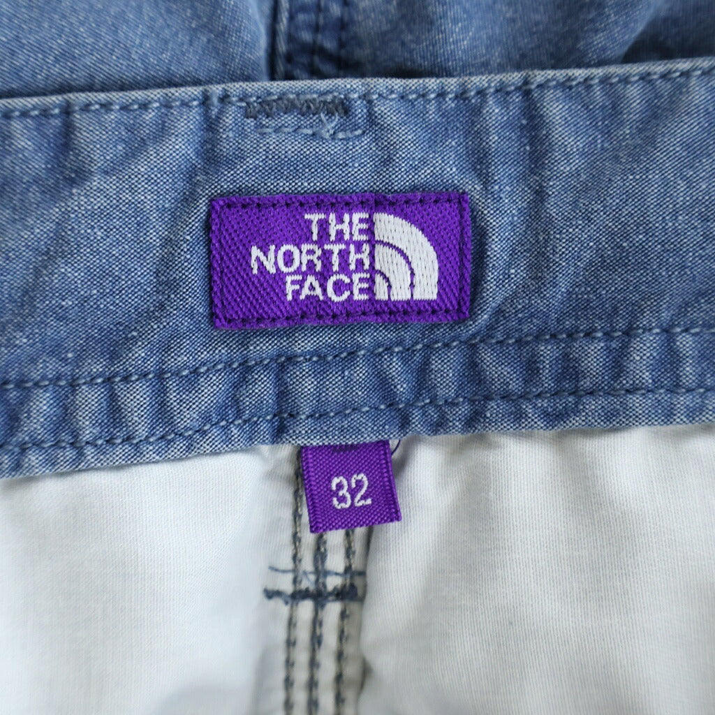 THE NORTH FACE PURPLE LABEL(ノースフェイスパープルレーベル) COTTON NYLON WEATHER DOUBLE KNEE PANTS コットンナイロン ウェザーダブルニーパンツ インディゴ N26FC073
