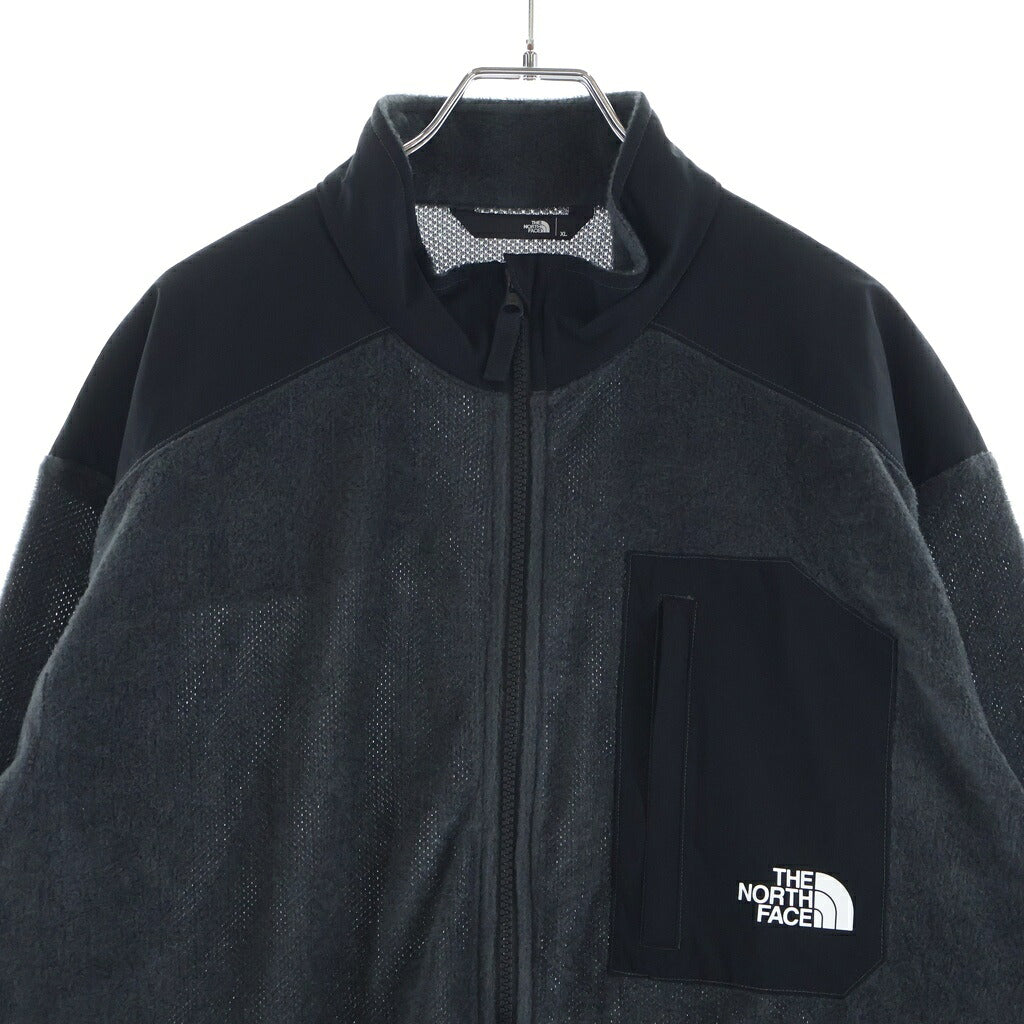 THE NORTH FACE(ザノースフェイス) LAYBACK MID JACKET レイバックミッドジャケット 切替 フリースジャケット グレー/ブラック NA72410