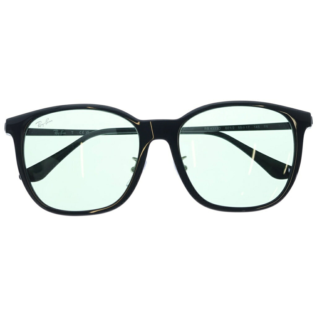 Ray Ban(レイバン) アジアンフィット ウェリントン型 サングラス 眼鏡 アイウェア ブラック RB4333D 601/2