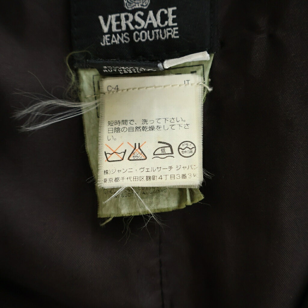VERSACE JEANS COUTURE(ヴェルサーチジーンズクチュール) M-47 TYPE イタリア製 M47タイプ ミリタリー フィールドジャケット カーキ