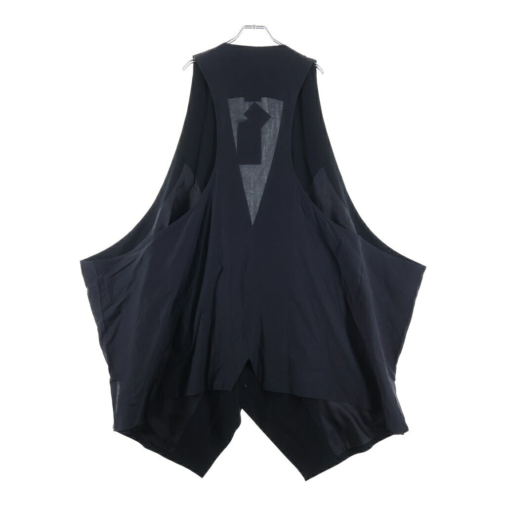 LIMI feu(リミフゥ) 20AW Hanging Strap Vest ハンギング ストラップ ジレベスト レディース ブラック LR-D05-202