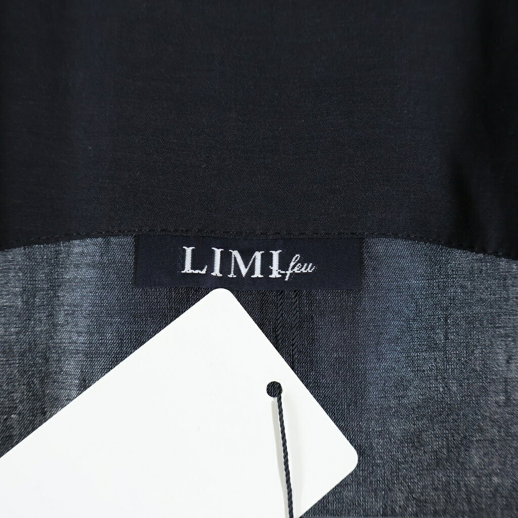 LIMI feu(リミフゥ) 20AW Hanging Strap Vest ハンギング ストラップ ジレベスト レディース ブラック LR-D05-202